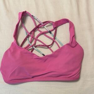 lululemon athletica Pink Strappy Sports Bra